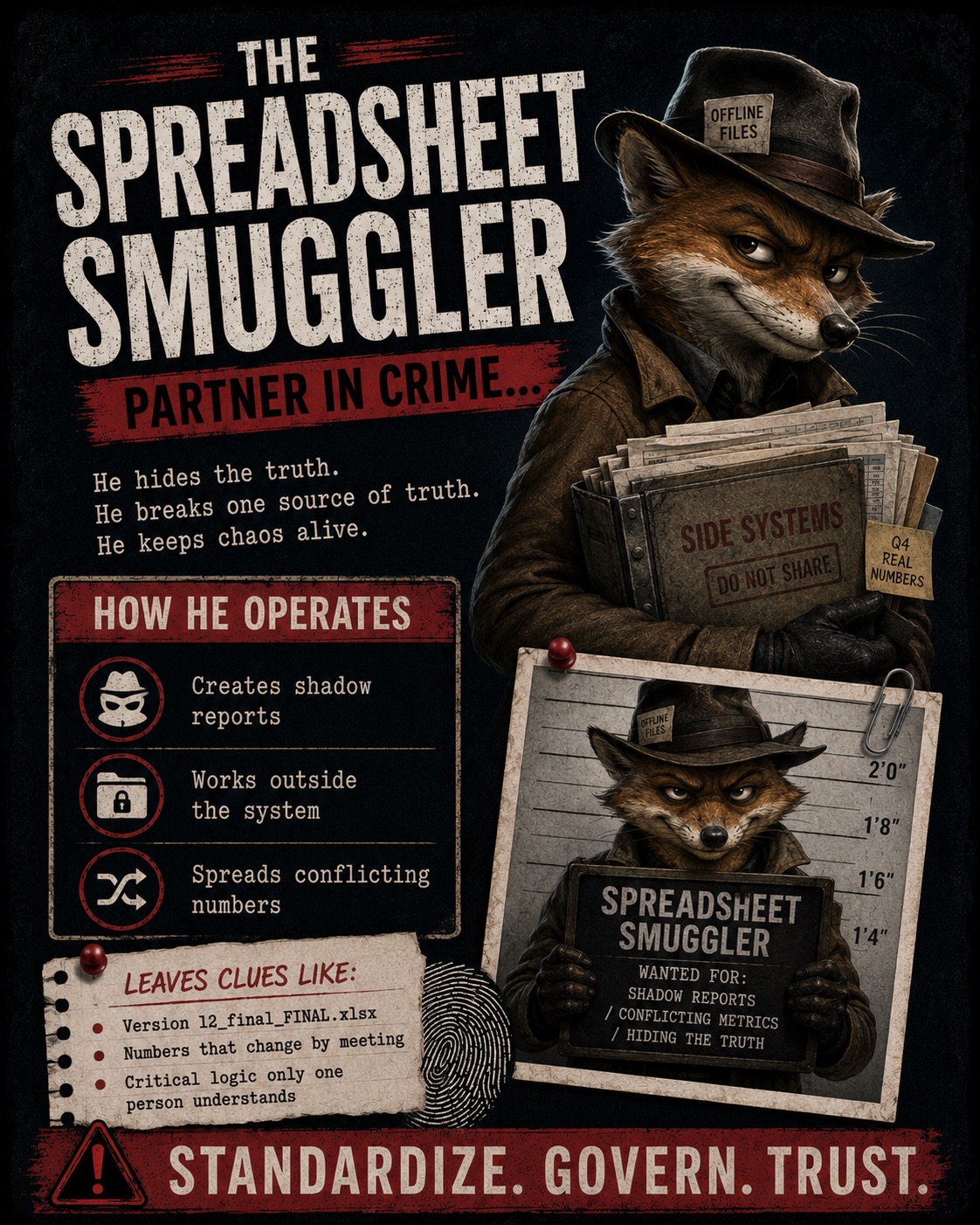 The Spreadsheet Smuggler — Partner in Crime